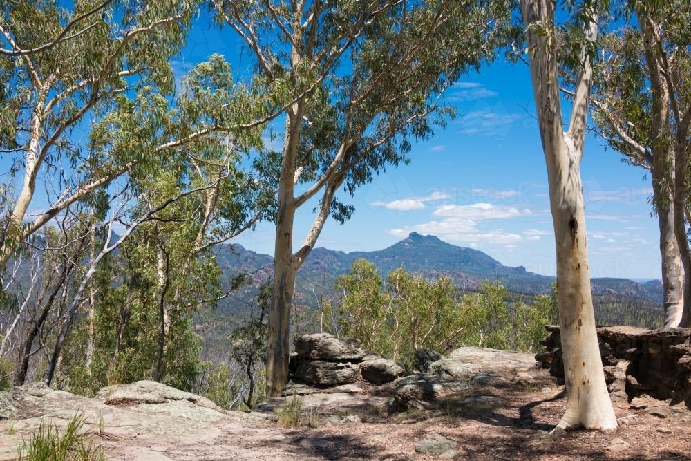 Views over the Warrumbungle National Park - Australian Stock Image