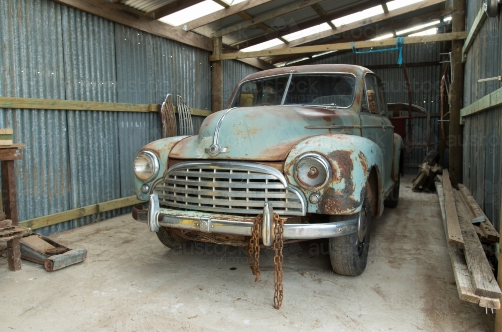 vintage British car - Australian Stock Image