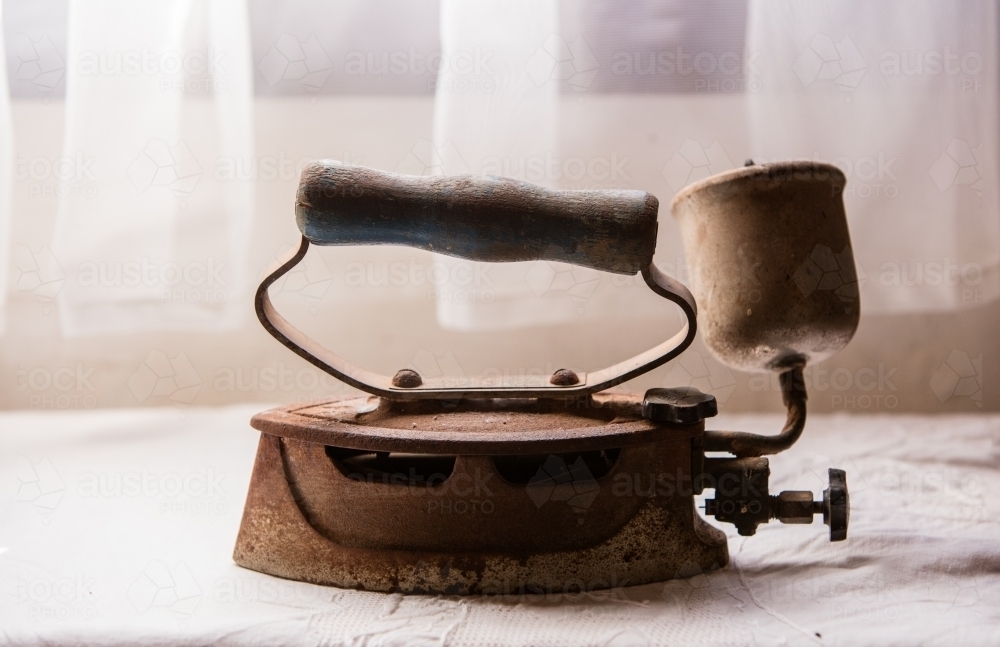 Vintage iron from the pioneering days - Australian Stock Image