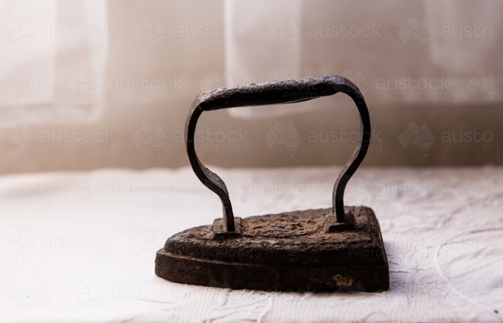 Vintage iron from the pioneering days - Australian Stock Image