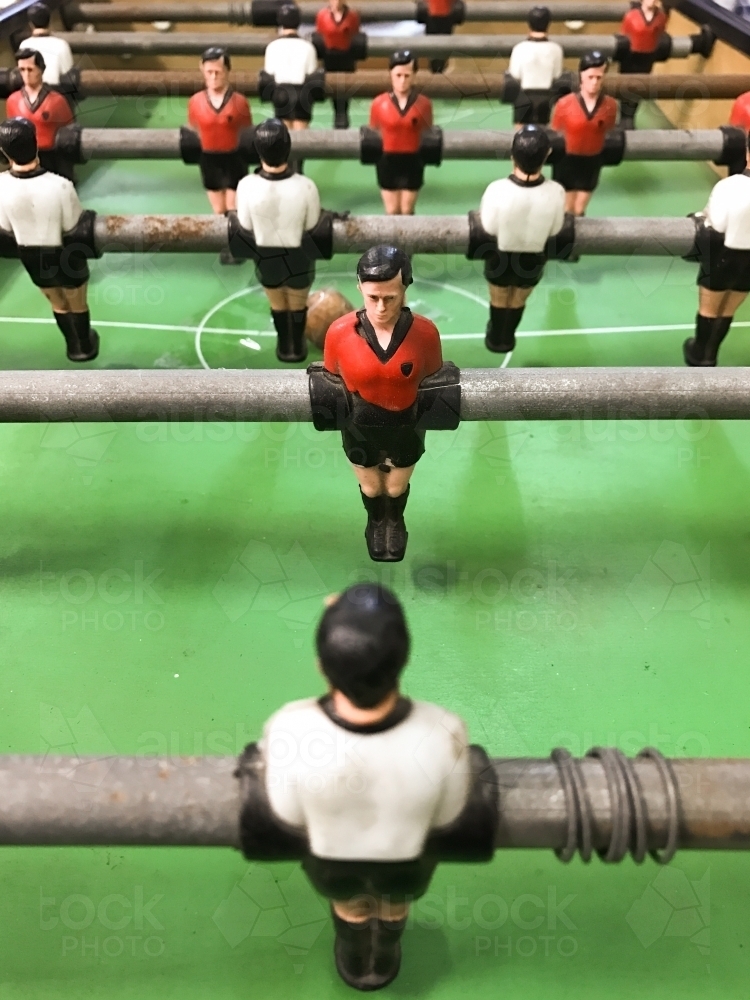 Image of Vintage Table Football Game Austockphoto