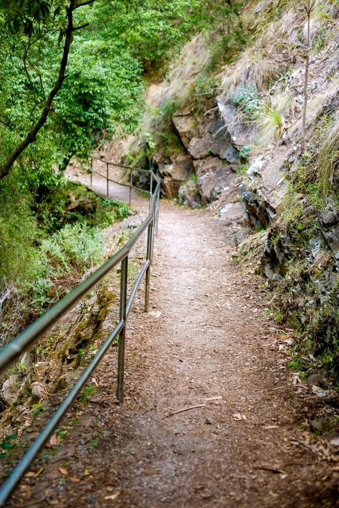 Walking pathways around Jenolan Caves - Australian Stock Image