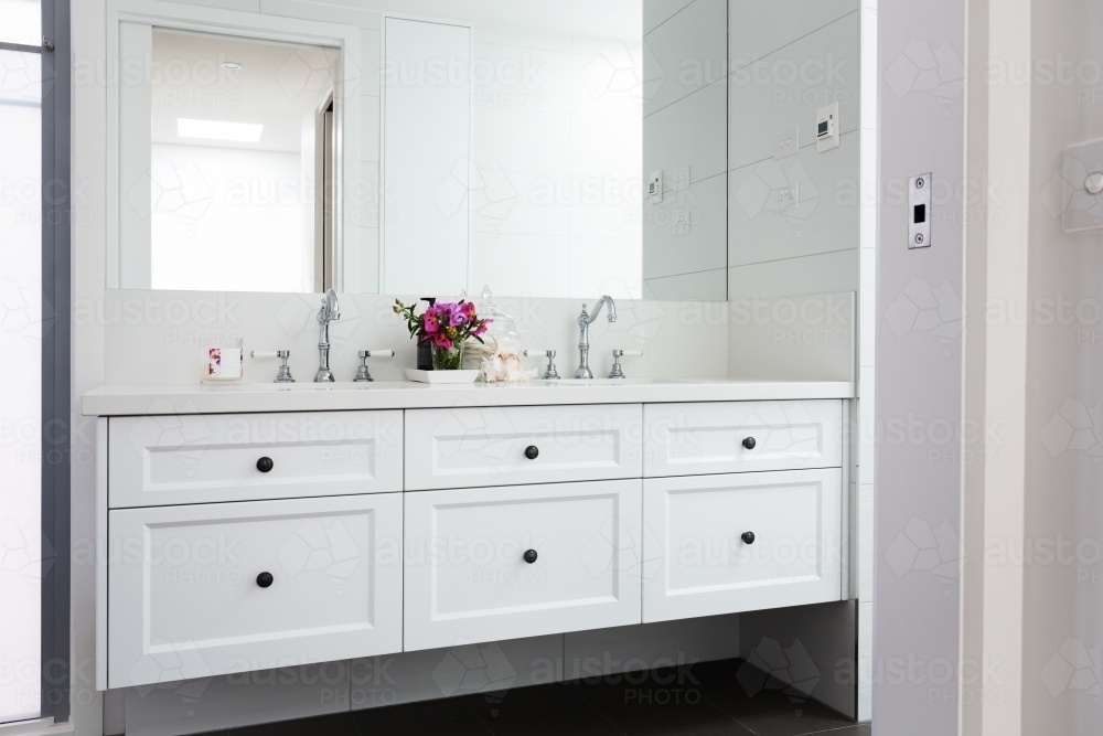 Bathroom With Wall Hung Vanity