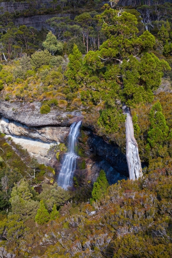 Waterfall Valley - Cradle Mountain Lake St Clair National Park - Tasmania - Australian Stock Image
