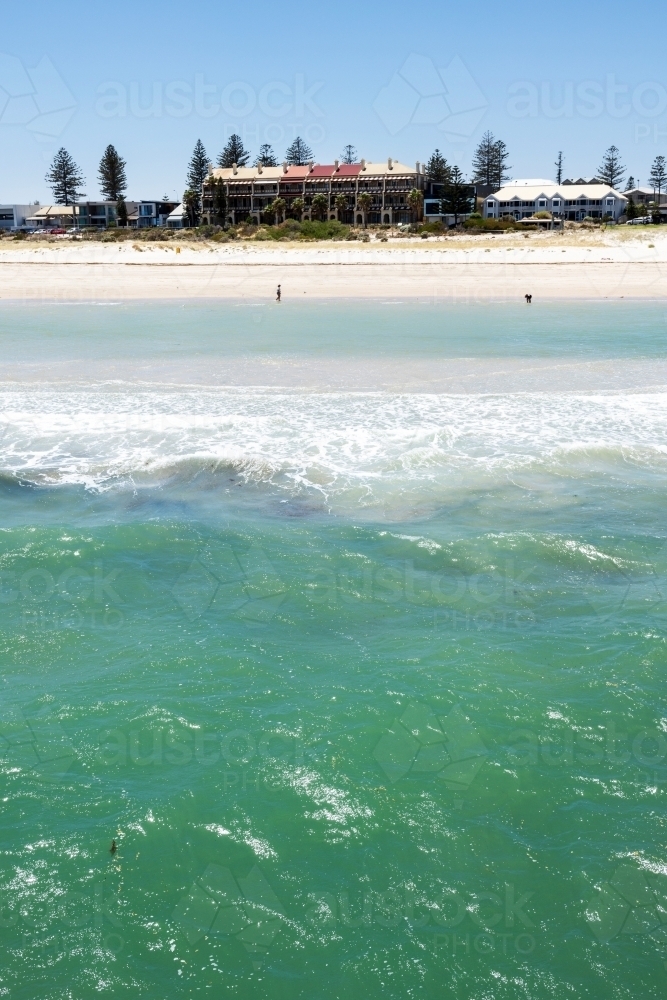 waterfront properties from the water - Australian Stock Image