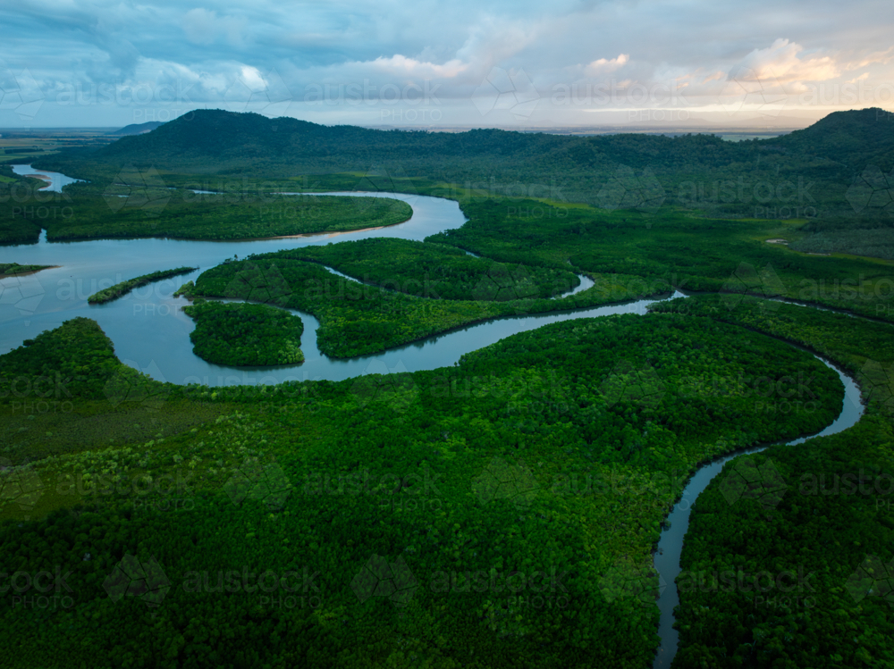 Waterways of the Hinchinbrook Channel - Australian Stock Image
