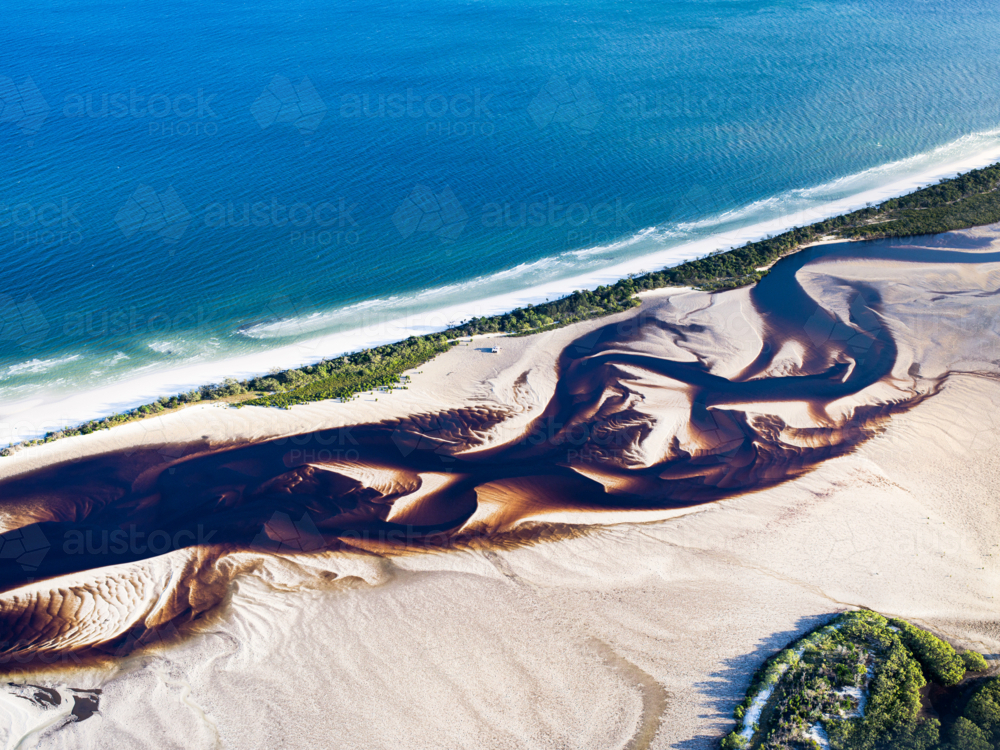 Wathumba aerial coastal landscape - Australian Stock Image