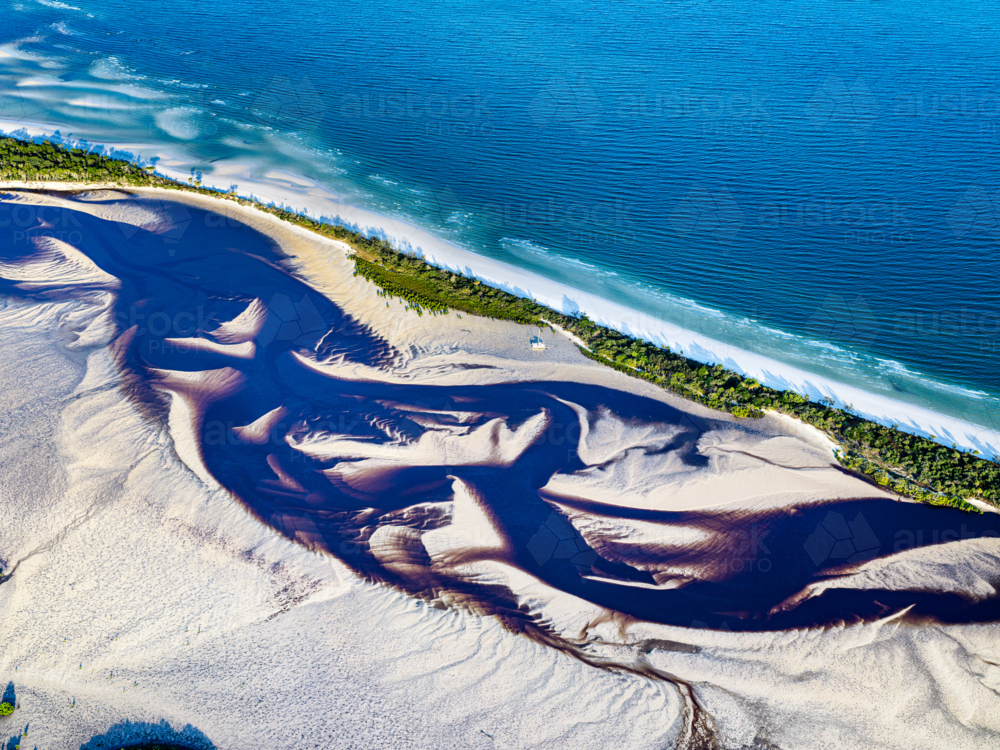 Wathumba aerial coastal landscape - Australian Stock Image