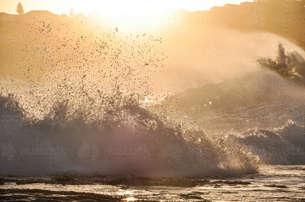 Wave crashing - Australian Stock Image
