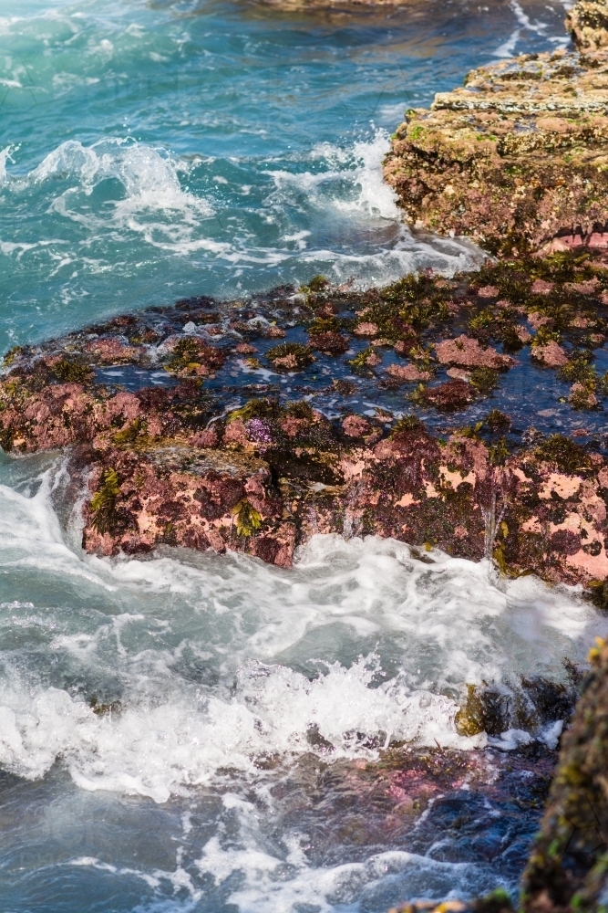 waves and rocks - Australian Stock Image
