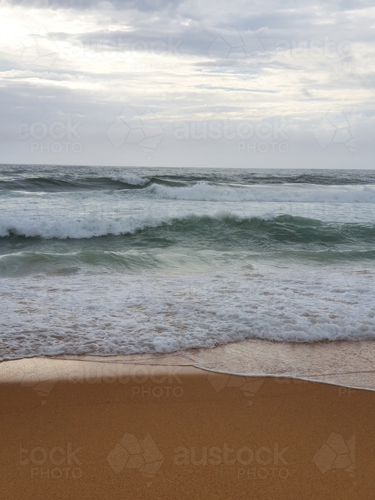 Waves at the beach - Australian Stock Image