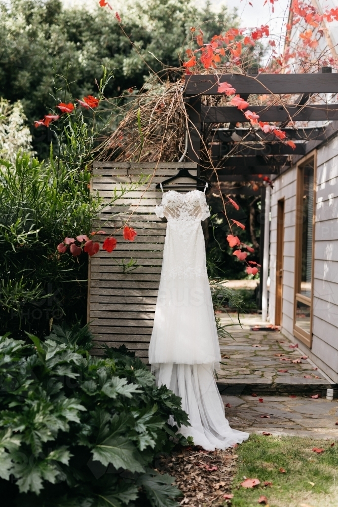 Wedding Dress - Australian Stock Image
