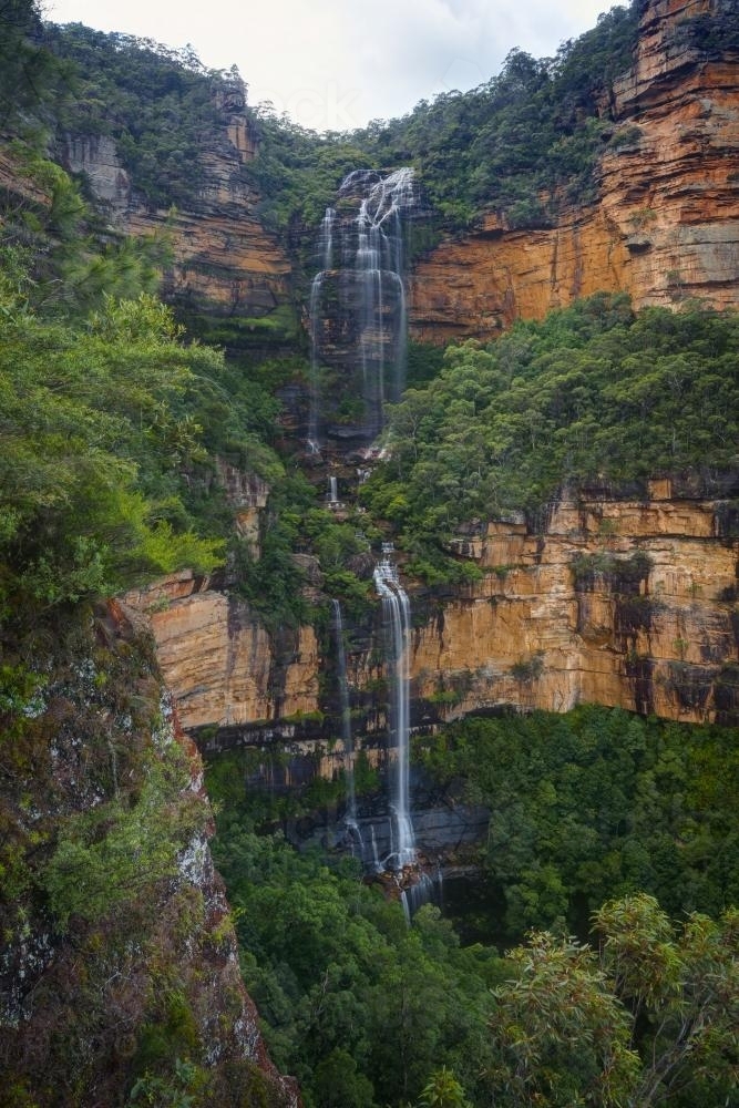 Wentworth Falls - Australian Stock Image