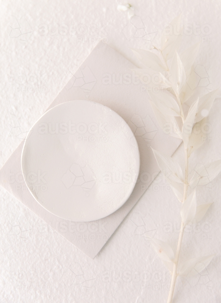 White on White on White Stationeries - Australian Stock Image