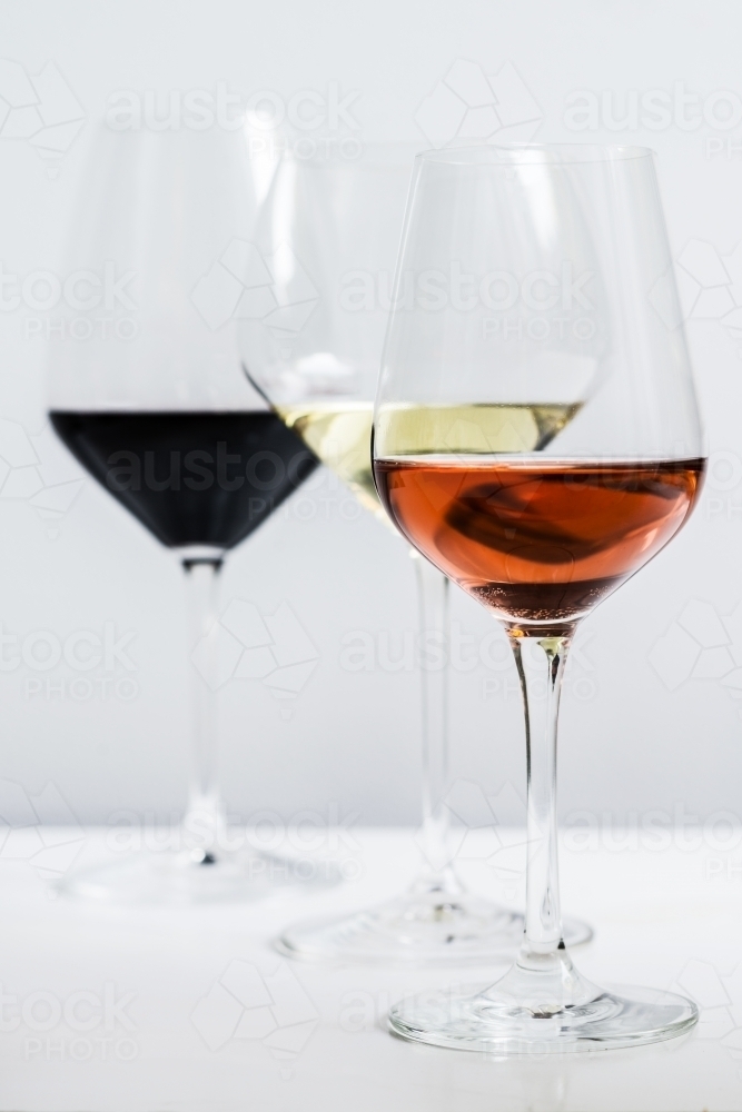 wine varieties - Australian Stock Image