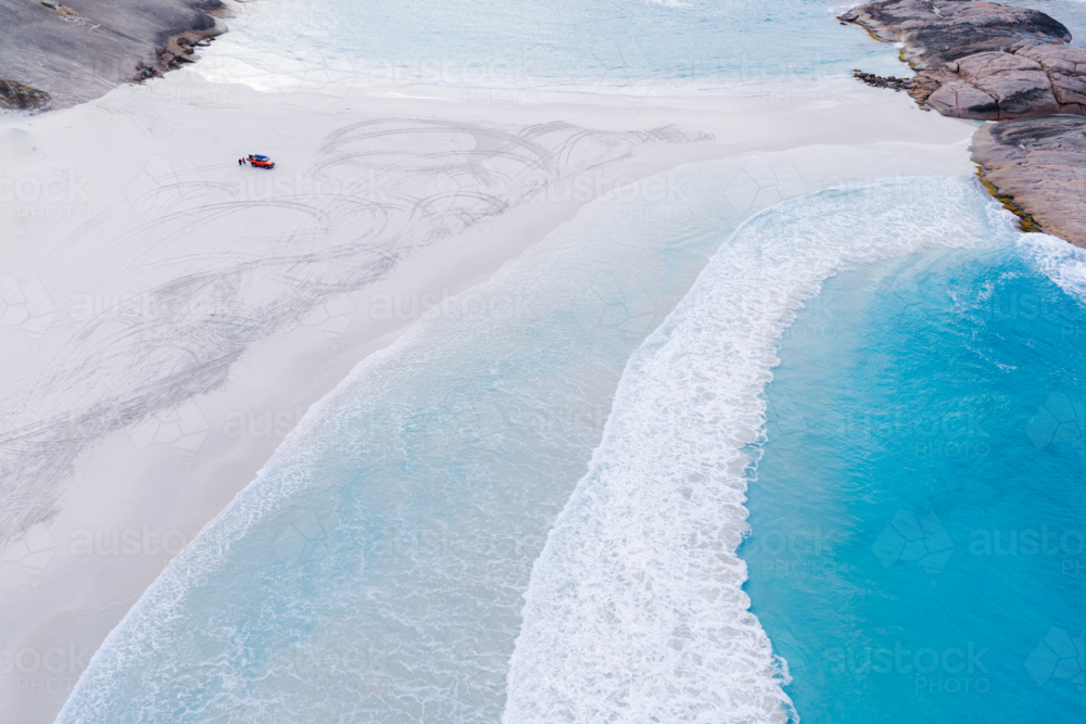 Wylie Head Beach Esperance From A Drone Perspective - Australian Stock Image
