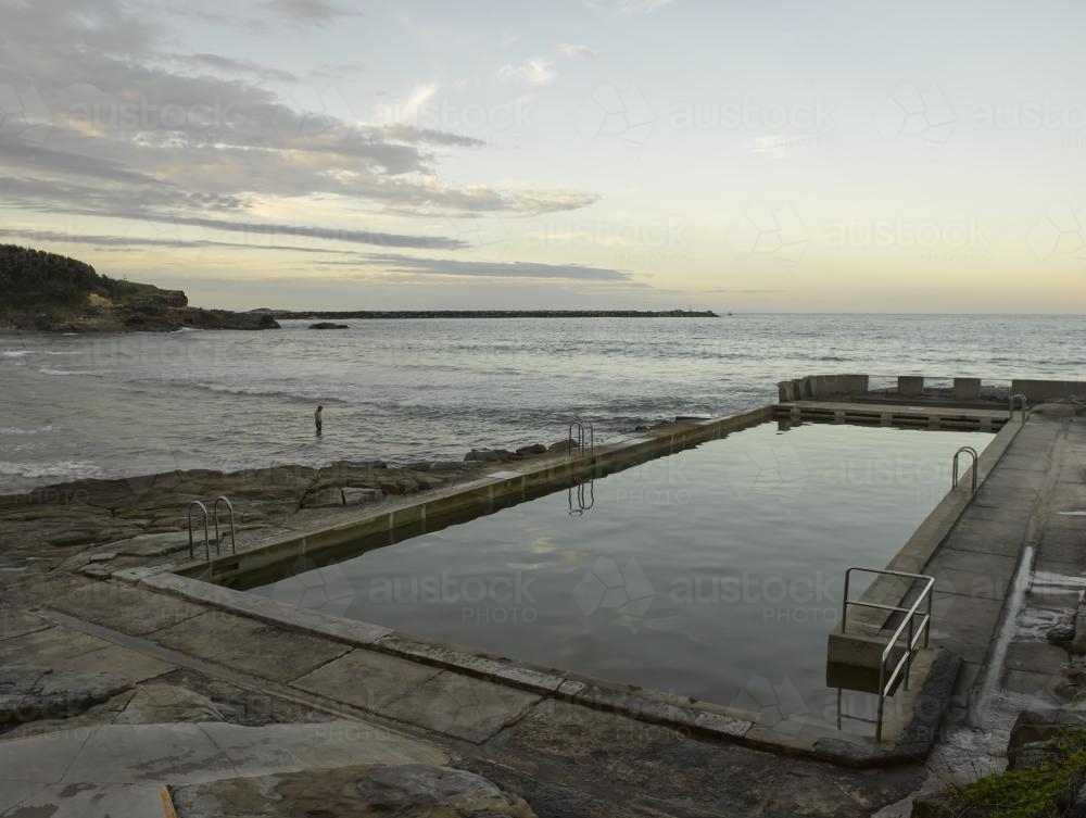 Yamba Ocean Pool, New South Wales - Australian Stock Image