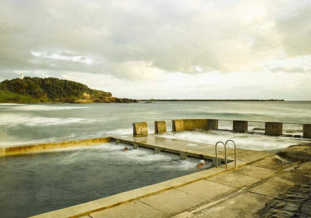 Yamba Ocean Pool, New South Wales - Australian Stock Image