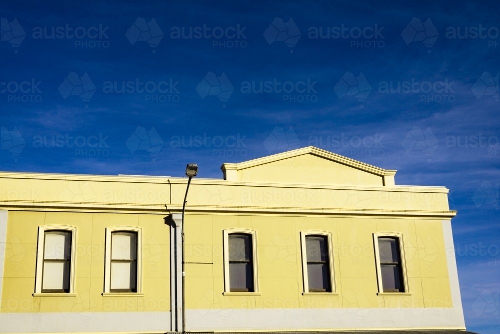 yellow building - Australian Stock Image