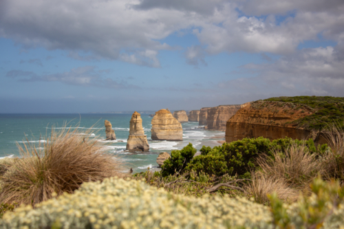 12 Apostles on the coast by the Great Ocean Road - Australian Stock Image