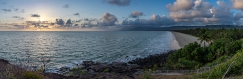 4 mile Beach at Port Douglas at sunrise - Australian Stock Image