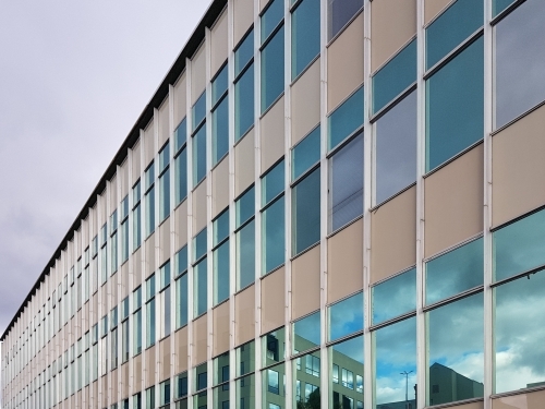 50s building facade - Australian Stock Image