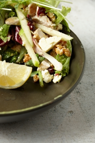 A bowl of green salad - Australian Stock Image