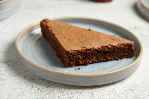 A piece of Belgian cake - Australian Stock Image