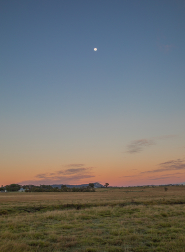 A sunrise sky in the country - Australian Stock Image