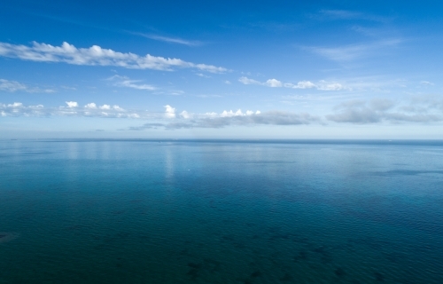 A view of the horizon over water - Australian Stock Image