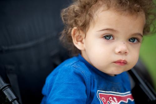 Aboriginal Australian Baby Boy - Australian Stock Image