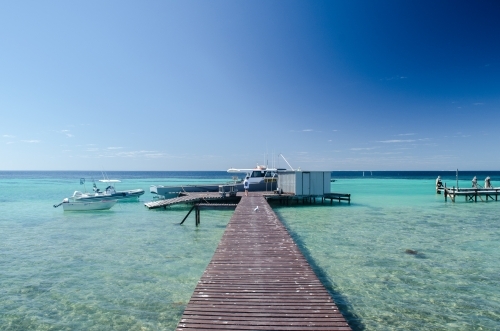Abrolhos jetty - Australian Stock Image