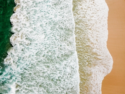 Abstract image of a colourful beach scene - Australian Stock Image