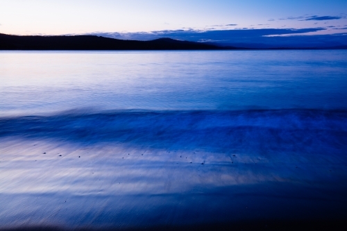 Adventure Bay Twilight - Australian Stock Image