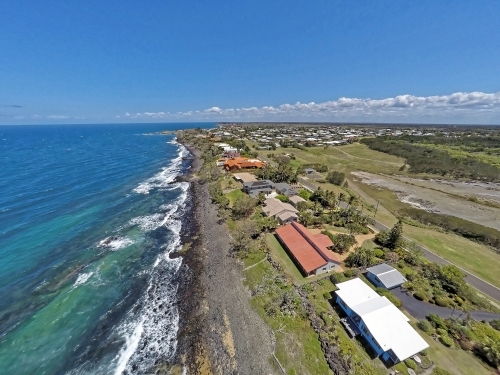 Aerial drone photos of Australian coastline - Australian Stock Image