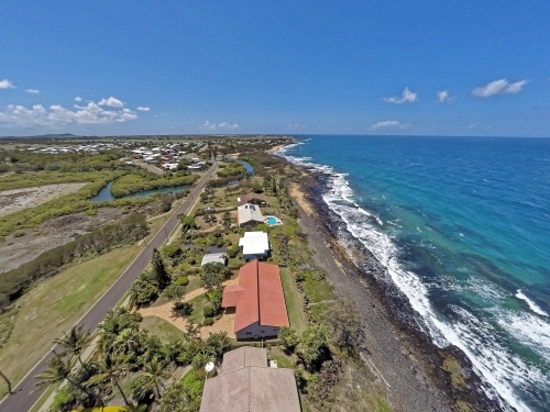 Aerial drone photos of Australian coastline - Australian Stock Image