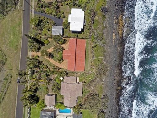 Aerial drone photos of Australian coastline - Australian Stock Image
