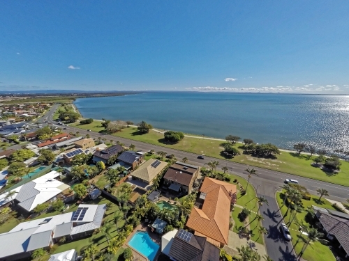 Aerial drone photos of Australian coastline - Australian Stock Image