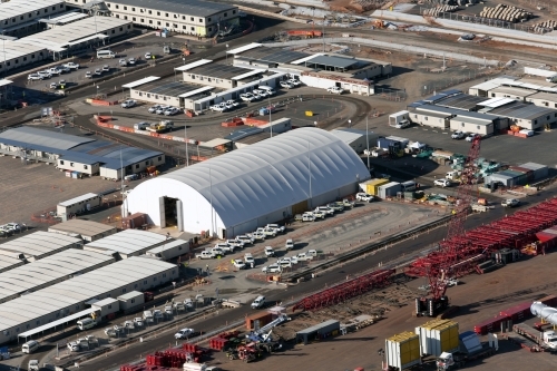 Aerial image of industrial plant - Australian Stock Image