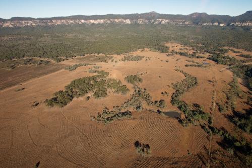 Aerial view of Central Queensland - Australian Stock Image