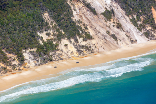 Aerial view of Cooloola - Australian Stock Image