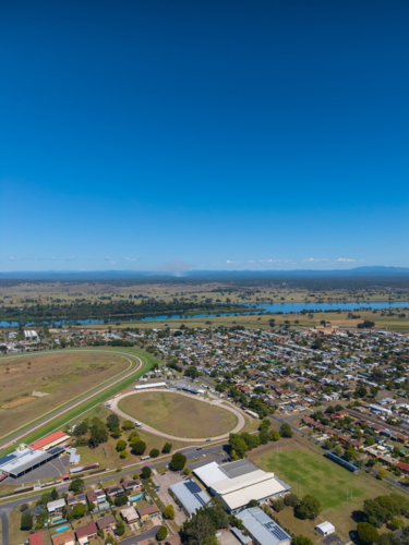 Aerial view of Grafton - Australian Stock Image