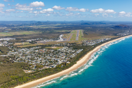 Aerial view of Maroochydore - Australian Stock Image