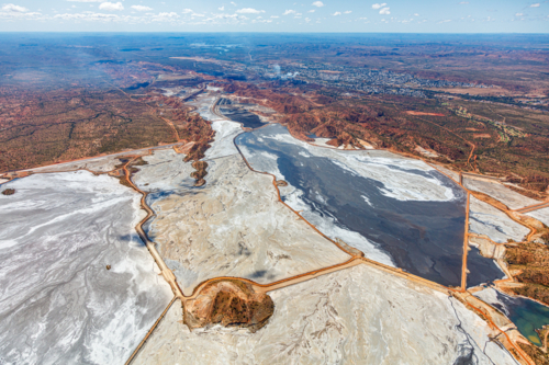 Aerial view of Mount Isa - Australian Stock Image