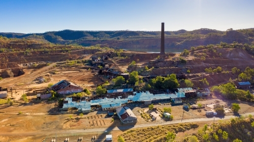 Aerial view of Mount Morgan Mine