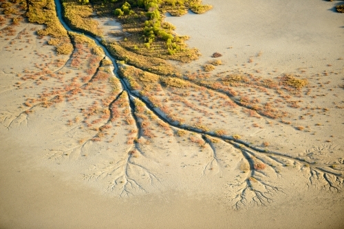 Aerial view of river - Australian Stock Image