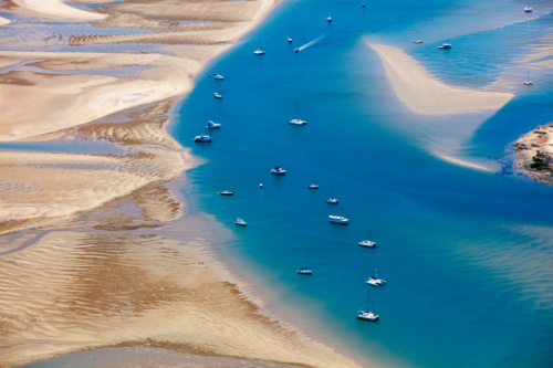 Aerial view of Seventeen Seventy - Australian Stock Image