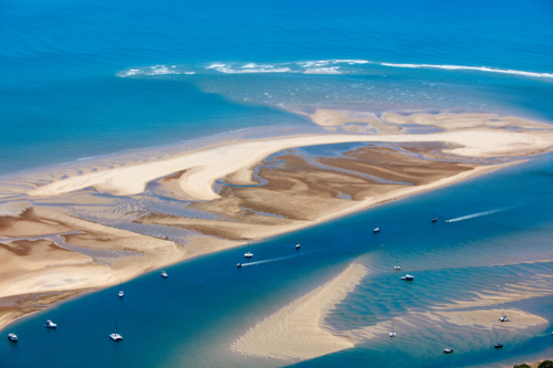 Aerial view of Seventeen Seventy - Australian Stock Image
