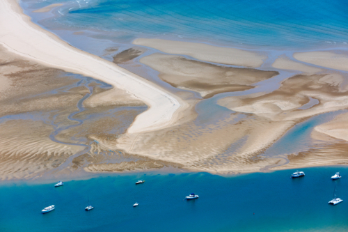 Aerial view of Seventeen Seventy - Australian Stock Image