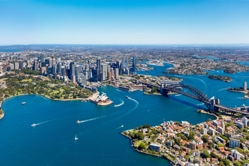 Aerial View of Sydney - Australian Stock Image